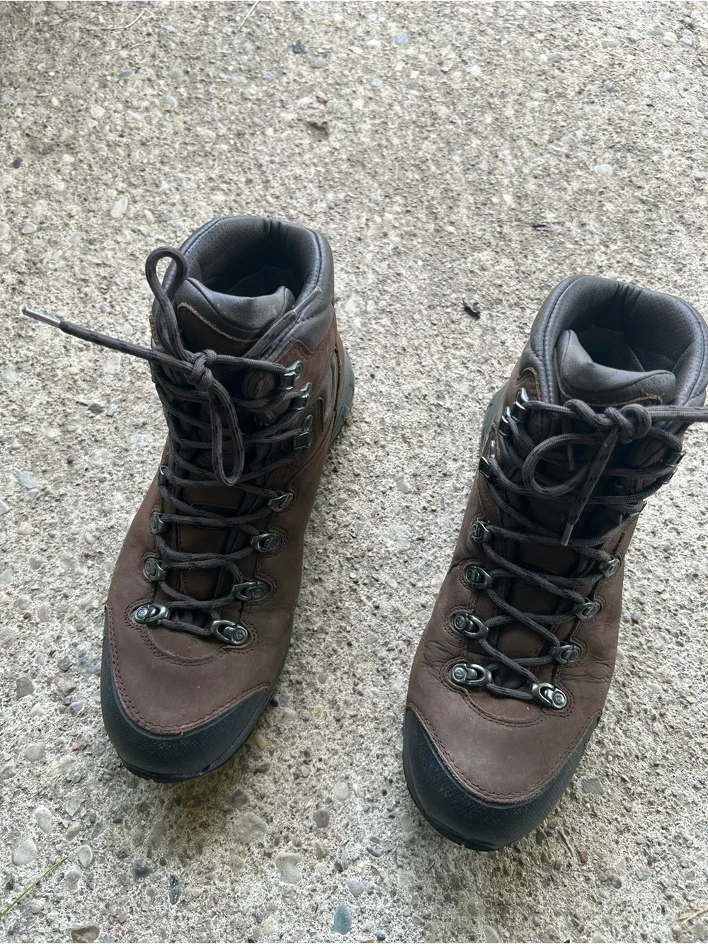 Vasque Men's Brown Leather  Hiking Boots Sz 11.5 W